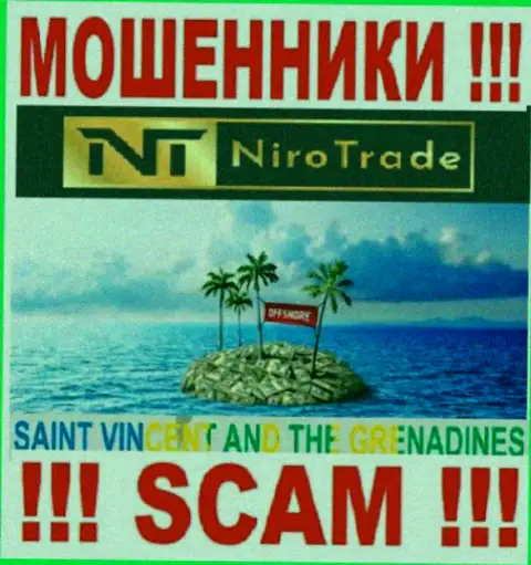 Niro Trade осели на территории Сент-Винсент и Гренадины и безнаказанно сливают вклады