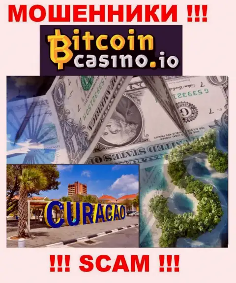 BitcoinCasino свободно грабят, ведь расположены на территории - Curacao
