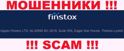 Finstox - это ВОРЫ !!! Пустили корни в оффшоре по адресу Сюит 305, Еагле стар Хауз, Теклас Лисиоти, Кипр и сливают денежные вложения клиентов