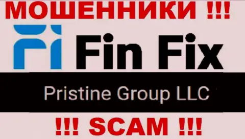Юридическое лицо, управляющее интернет мошенниками FinFix это Pristine Group LLC