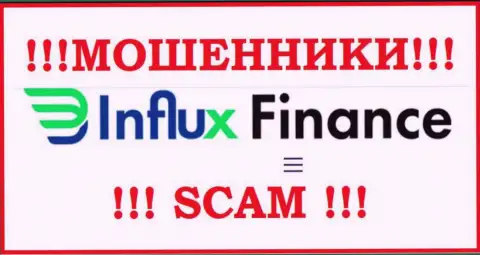 Лого МОШЕННИКОВ InFluxFinance Pro