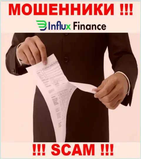 InFlux Finance не получили разрешения на осуществление деятельности - это МОШЕННИКИ