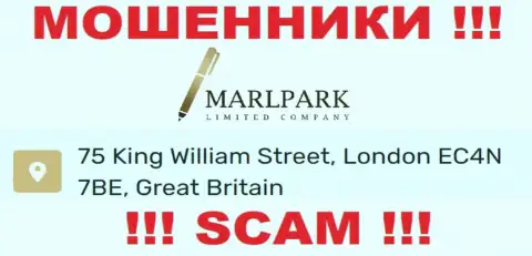 Адрес регистрации Marlpark Limited Company, размещенный у них на онлайн-сервисе - фейковый, будьте очень внимательны !!!