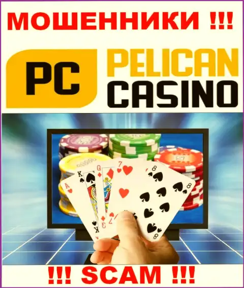 Pelican Casino лишают средств малоопытных клиентов, действуя в области Казино