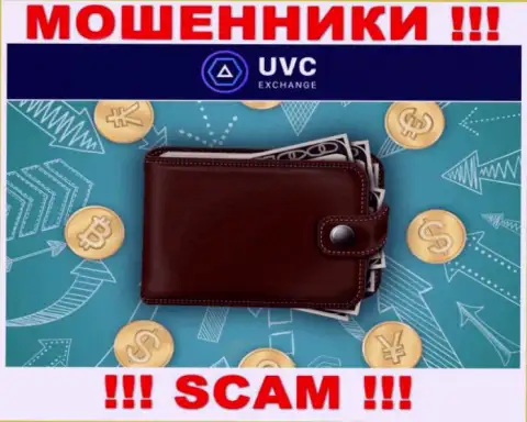 Crypto кошелек - в данном направлении предоставляют услуги аферисты UVCExchange Com