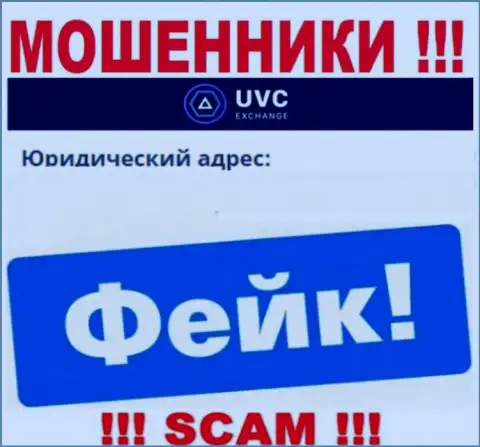 Данные на информационном ресурсе UVC Exchange о юрисдикции конторы - это липа, не позвольте себя наколоть