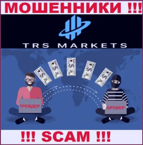 Довольно опасно иметь дело с компанией TRS Markets - сливают биржевых игроков