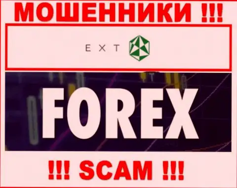 FOREX - это направление деятельности кидал EXT