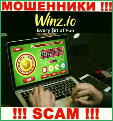 Направление деятельности мошенников WinzCasino - это Casino, однако помните это развод !