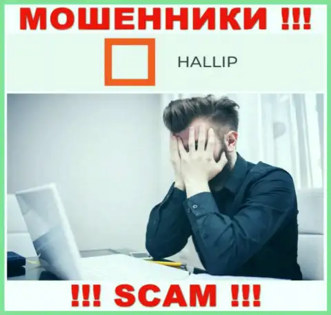 Hallip - ШУЛЕРА забрали депозиты ??? Расскажем каким образом забрать назад