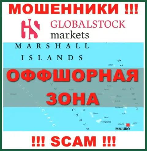 Глобал СтокМаркетс пустили свои корни на территории - Marshall Islands, остерегайтесь сотрудничества с ними