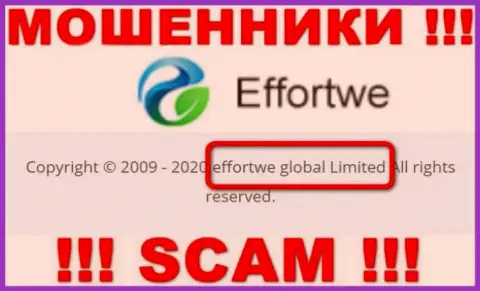 На сайте Еффортве 365 сообщается, что Effortwe Global Limited - это их юр лицо, но это не значит, что они добропорядочные