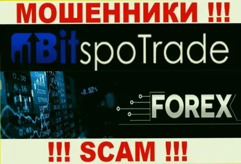 ФОРЕКС - это именно то, чем занимаются интернет мошенники BitSpoTrade