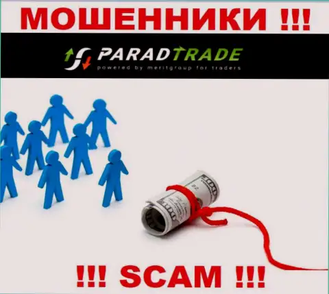 БУДЬТЕ ОСТОРОЖНЫ, internet мошенники Paradfintrades LLC стараются подбить Вас к совместной работе