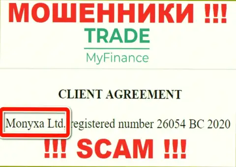 Вы не сумеете сохранить собственные финансовые средства работая с Trade My Finance, даже если у них есть юридическое лицо Монайкса Лтд