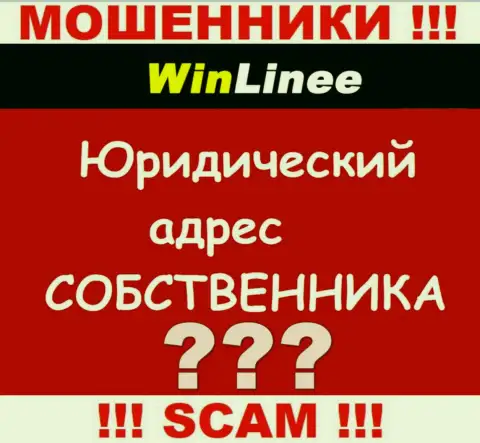 Желаете что-либо разузнать о юрисдикции компании WinLinee ? Не получится, абсолютно вся информация засекречена