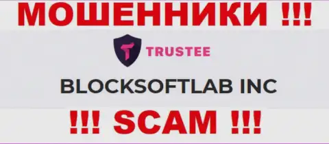 Трасти Кошелек - это МОШЕННИКИ !!! Владеет данным лохотроном BLOCKSOFTLAB INC