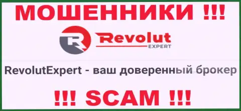 Жулики RevolutExpert представляются профессионалами в направлении Брокер