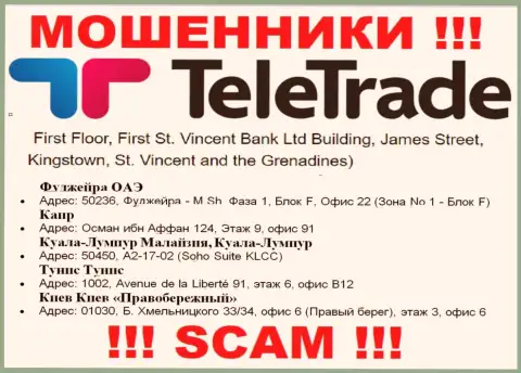 За надувательство людей интернет-ворюгам TeleTrade точно ничего не будет, потому что они пустили корни в офшоре: 50236, Fujairah - M.Sh. Phase 1, Block F, Office 22 (Zone No. 1 - Block F)