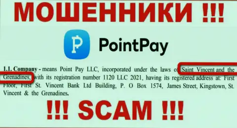 Поинт Пай - это незаконно действующая организация, пустившая корни в оффшоре на территории Kingstown, St. Vincent and the Grenadines