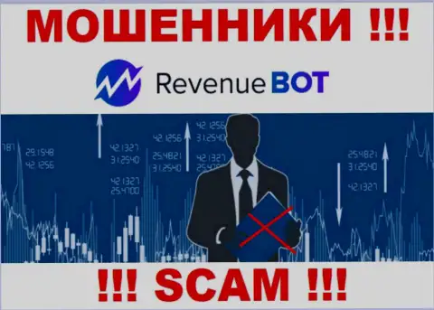 Вы не вернете денежные средства, отправленные в организацию Rev-Bot Com - это интернет-мошенники ! У них нет регулятора