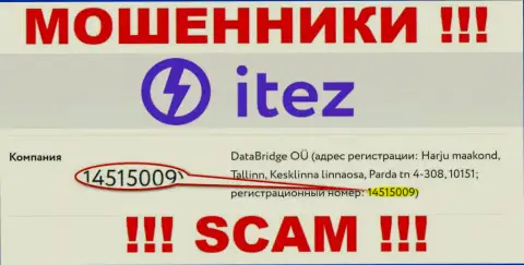 Будьте крайне осторожны, присутствие регистрационного номера у Итез Ком (14515009) может оказаться уловкой