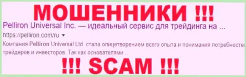 Pelliron Com - это МОШЕННИКИ !!! SCAM !!!